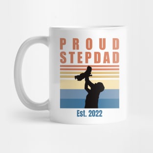 Proud Stepdad Est 2022 | First Time Stepdad | First Fathers Day Mug